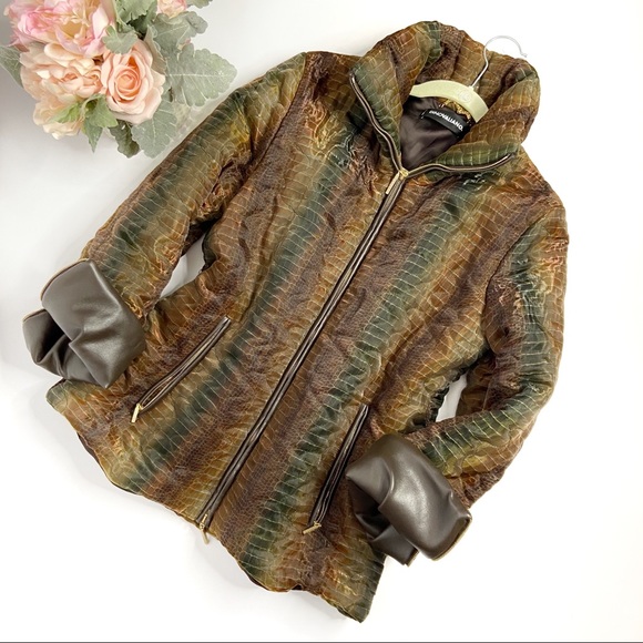 Dino Valiano Jackets & Blazers - Dino Valiano Metallic Puffer Coat